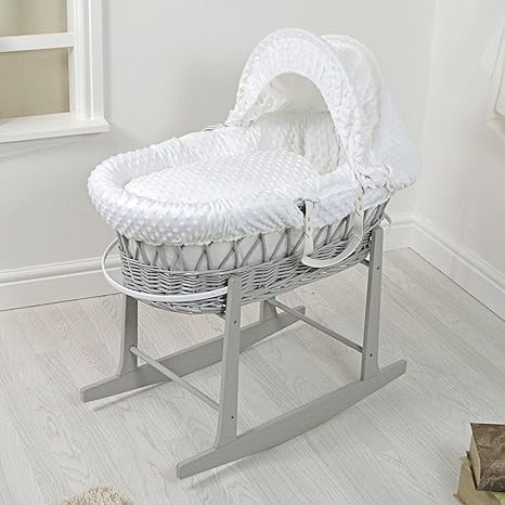 moses basket covers blue