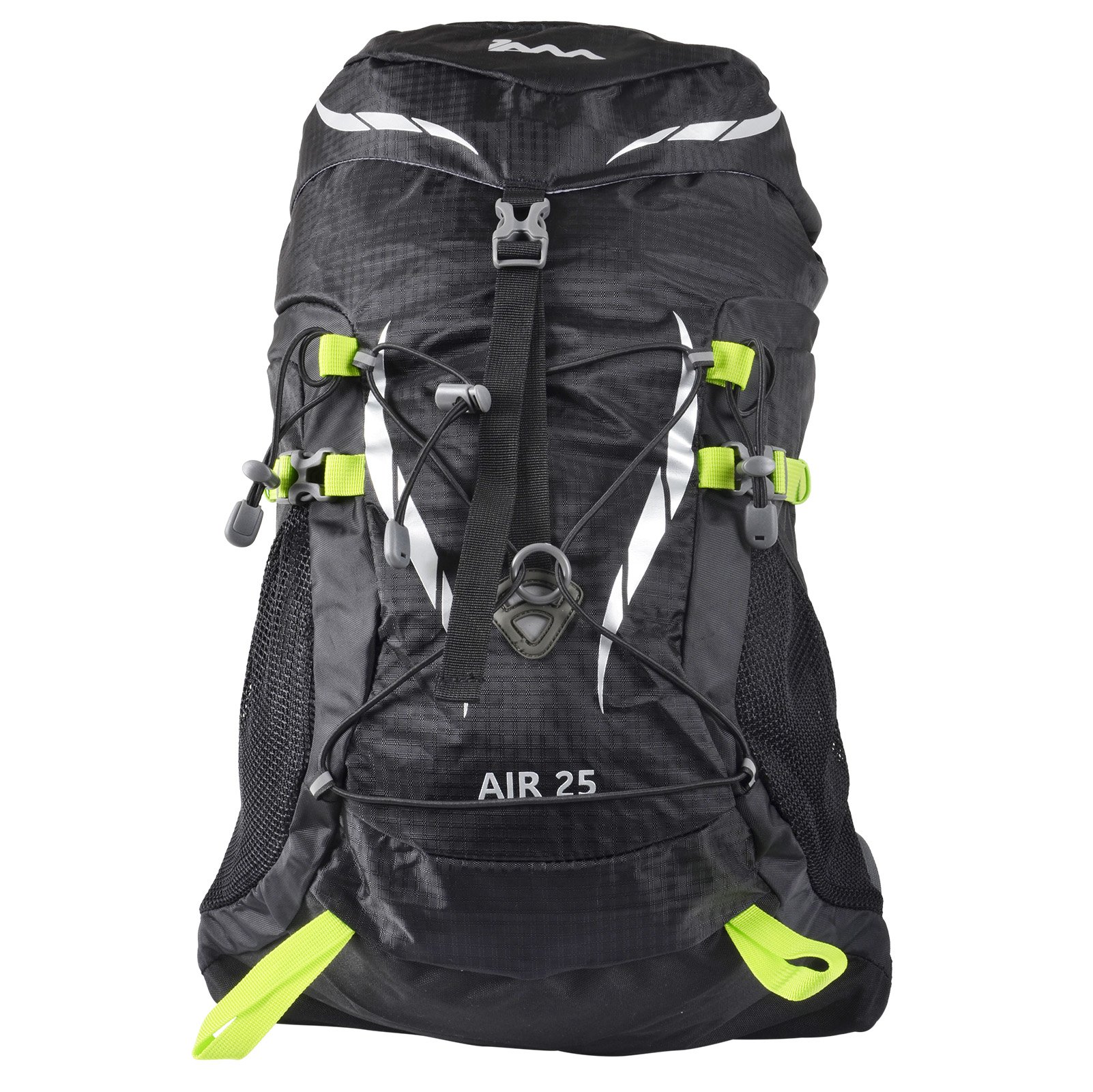 15L Black Waterproof Rucksack JAM Air Hiking Camp Hydrate Trek Travel Backpack