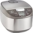 シャープ 炊飯器 マイコン方式 5.5合 黒厚釜 球面炊き シルバー KS-S10J-S