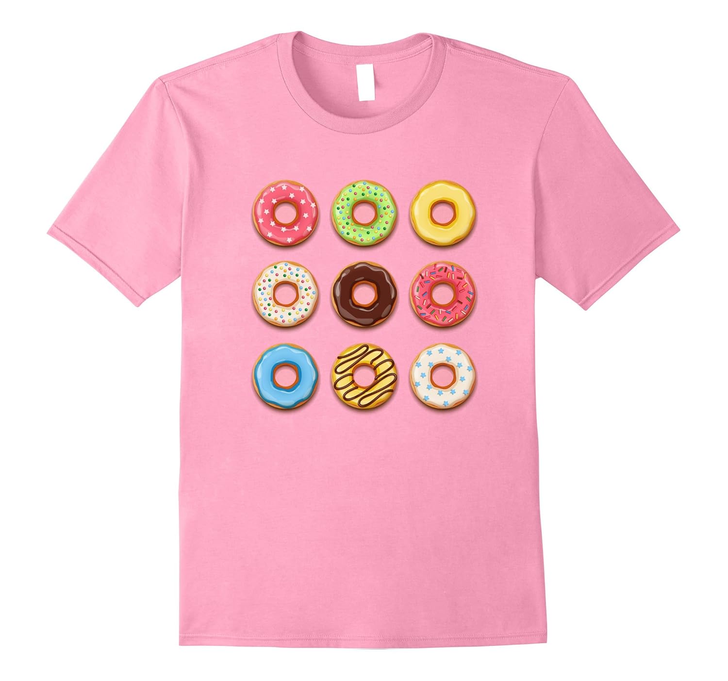 Donut TShirt Cute Bakery Shop Sweet Dessert 9 Doughnuts TeePL Polozatee