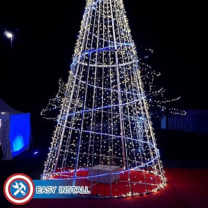 rope lights russell decor led rope lights festival holiday party seasonal christmas decoration 30ft 200ft customized available blue 10 home kitchen