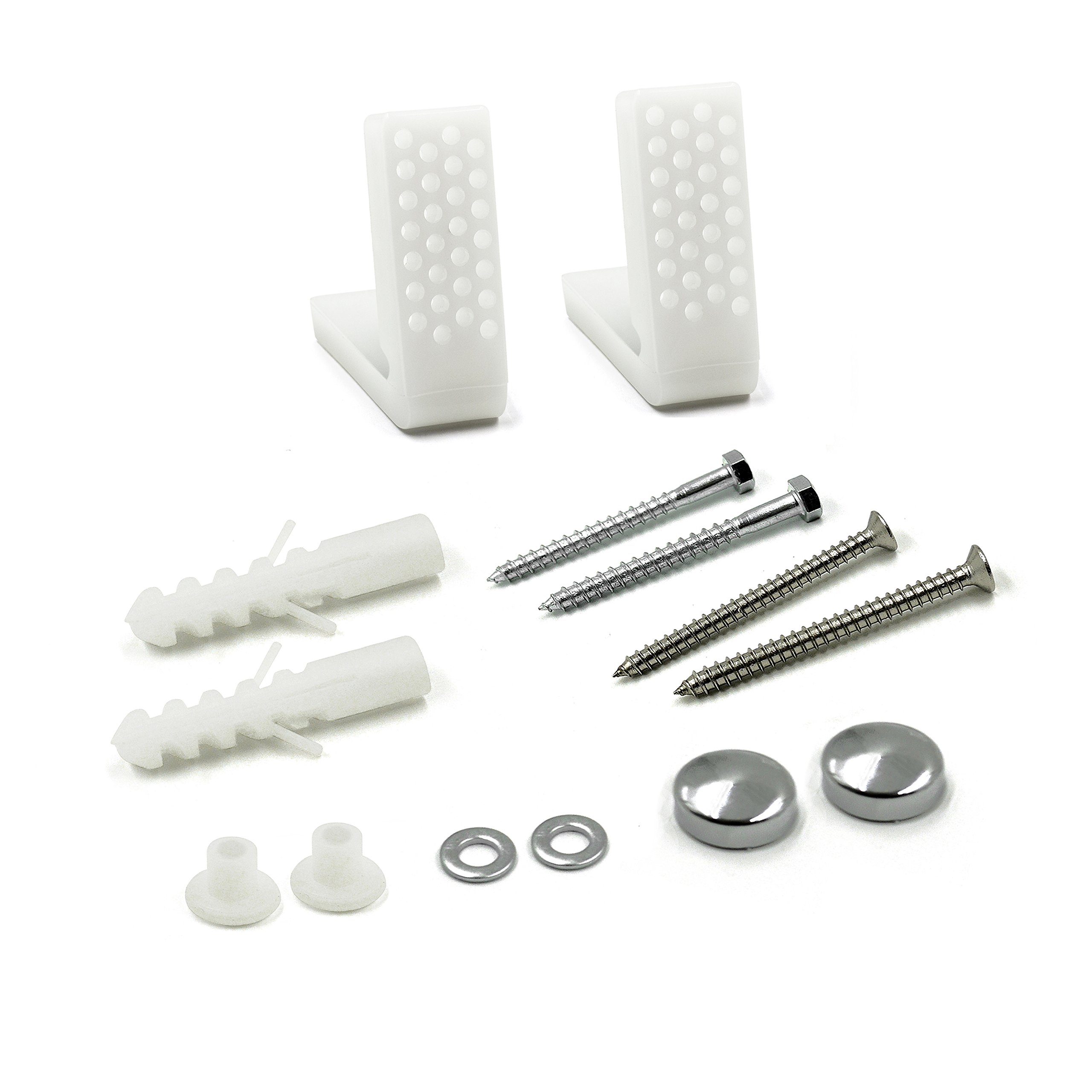 iBathUK Angled Bathroom Floor WC Toilet Fixing Kit Toilets PANFIX01