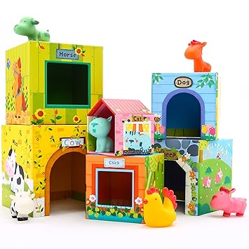 animal stacking blocks