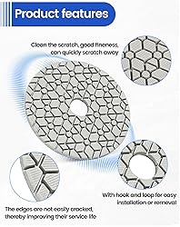 Panfreet 3 Step Diamond Polishing Pads