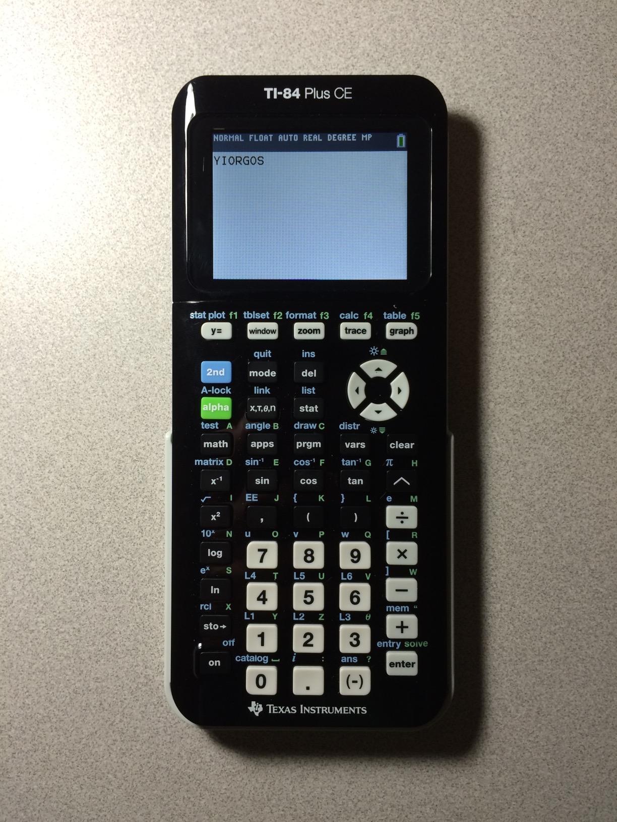 Texas Instruments TI 84 Plus CE Denim Graphing Calculator Gadgets