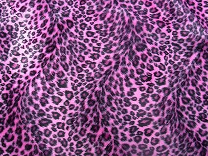 1m Pink Cheetah Print Velboa Free Uk Post Pink Leopard