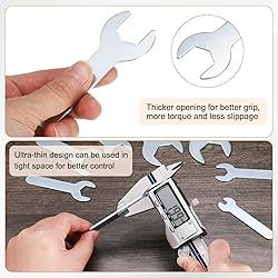 HARFINGTON 10pcs Small Wrench Open End Wrench