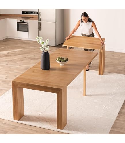 Amazon.com: Lexicon 84-102 Inch Extendable Dining Table for 4-8