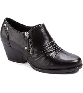 bare traps black ankle boots