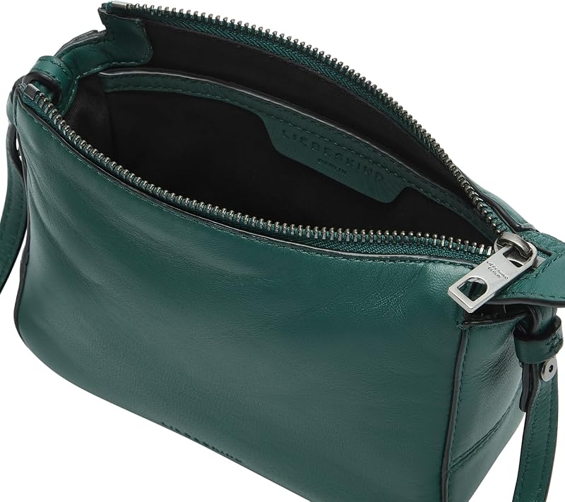 BERLIN Cuir sac à épaule bandoulière Sky II Crossbody Botanical vert foncé