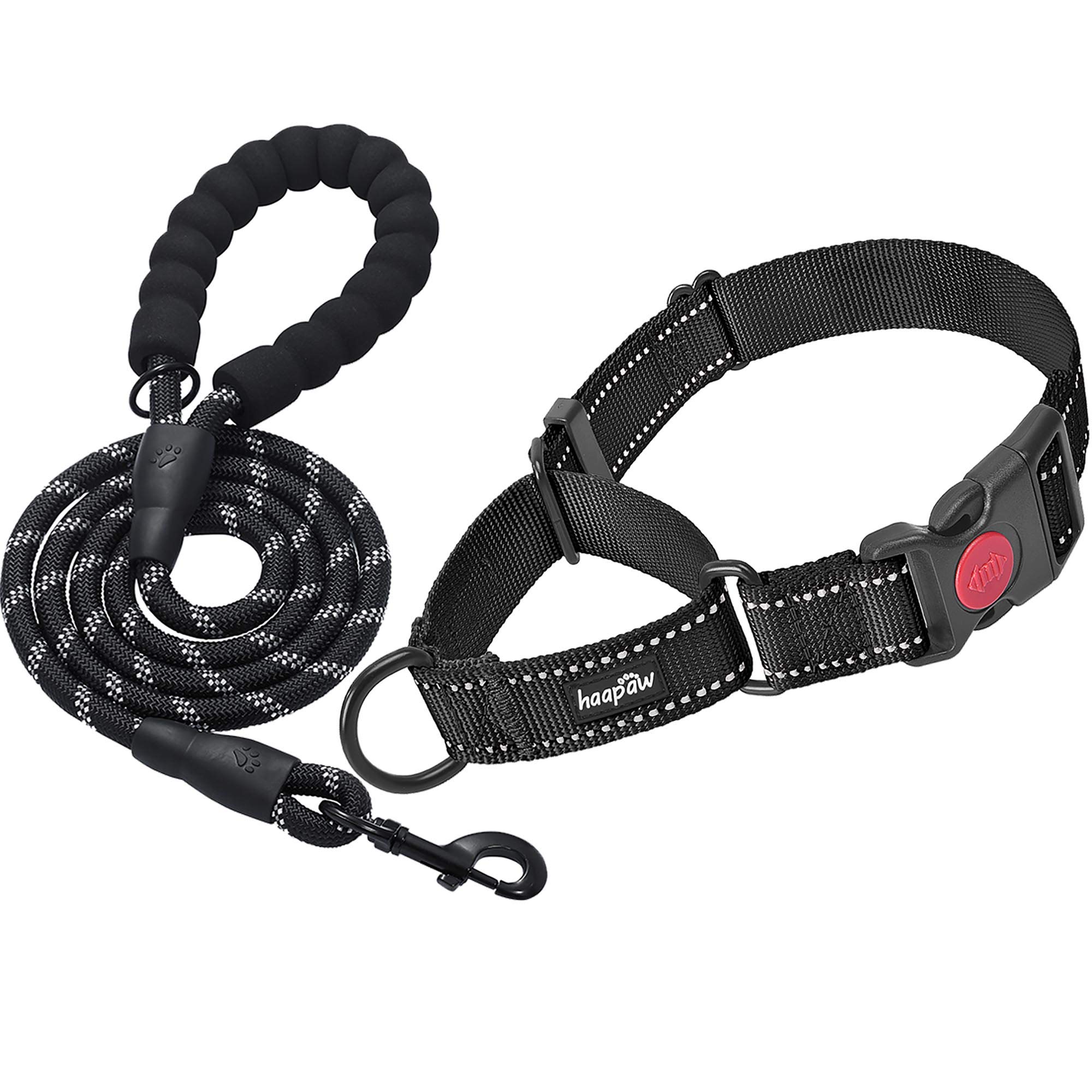 Photo 1 of haapaw 2 Packs Martingale Dog Collar with Quick Release Buckle Reflective Dog Training Collars for Small Medium Large Dogs
