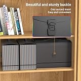 Fun storage File Organiser 24 Pockets A4 Rainbow Document Folder with Handle view 7