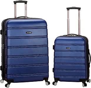 blue luggage