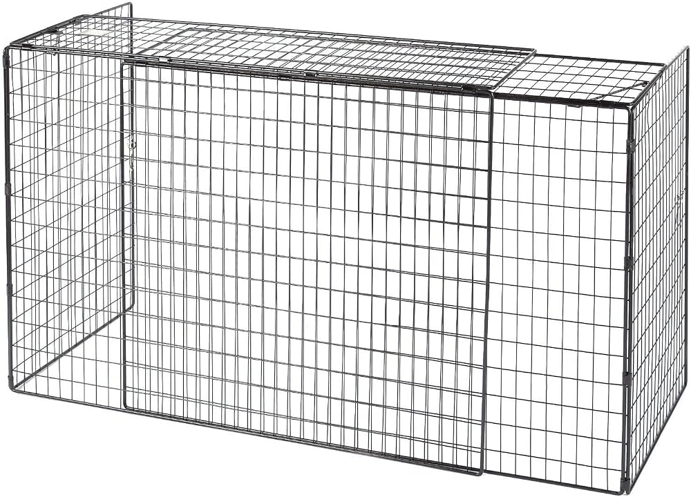 Easy Shopping Extending Fireguard Black 91.5-170cm Wall Mounted