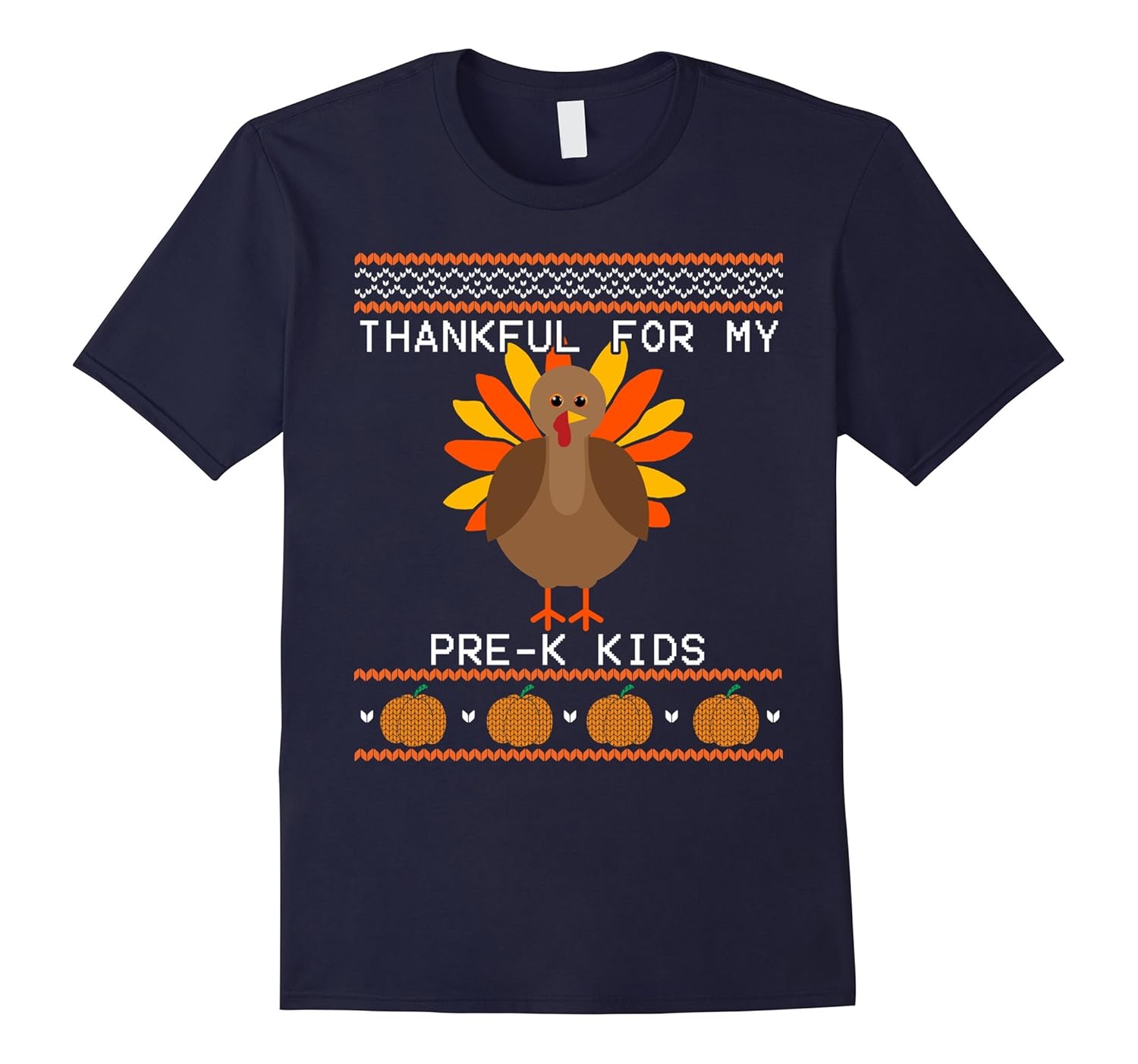 Pre-K Preschool Teacher Thanksgiving Tee Turkey Sweater-ANZ