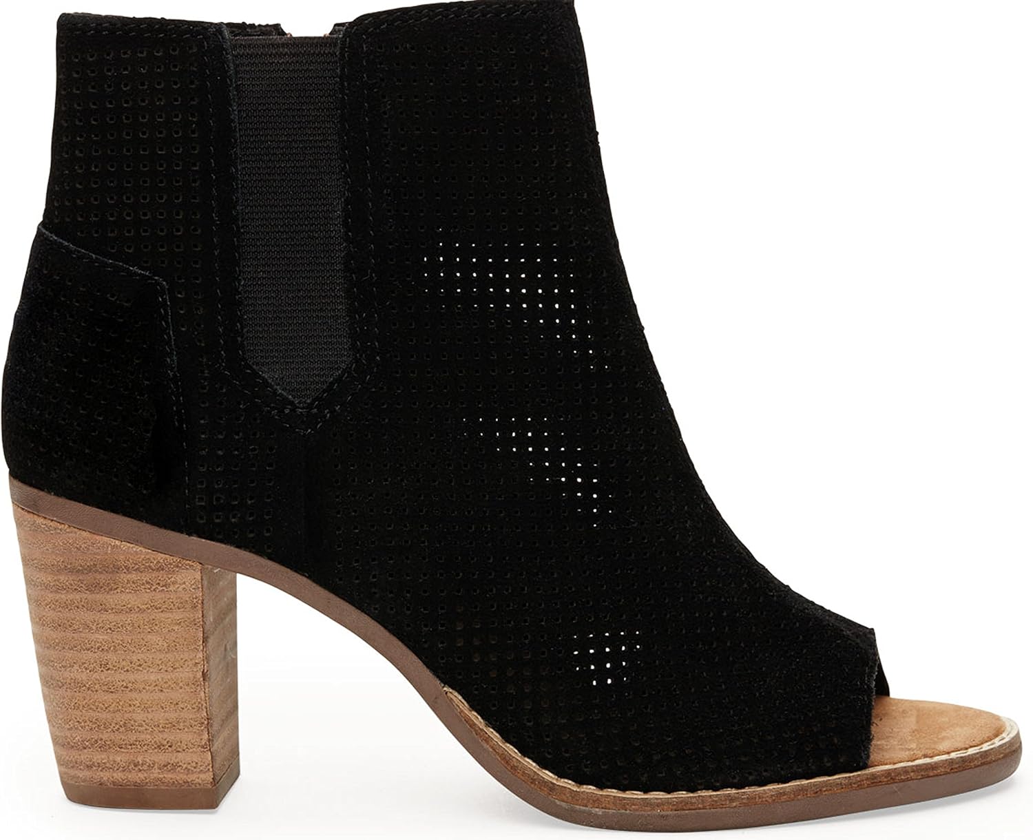 toms peep toe booties