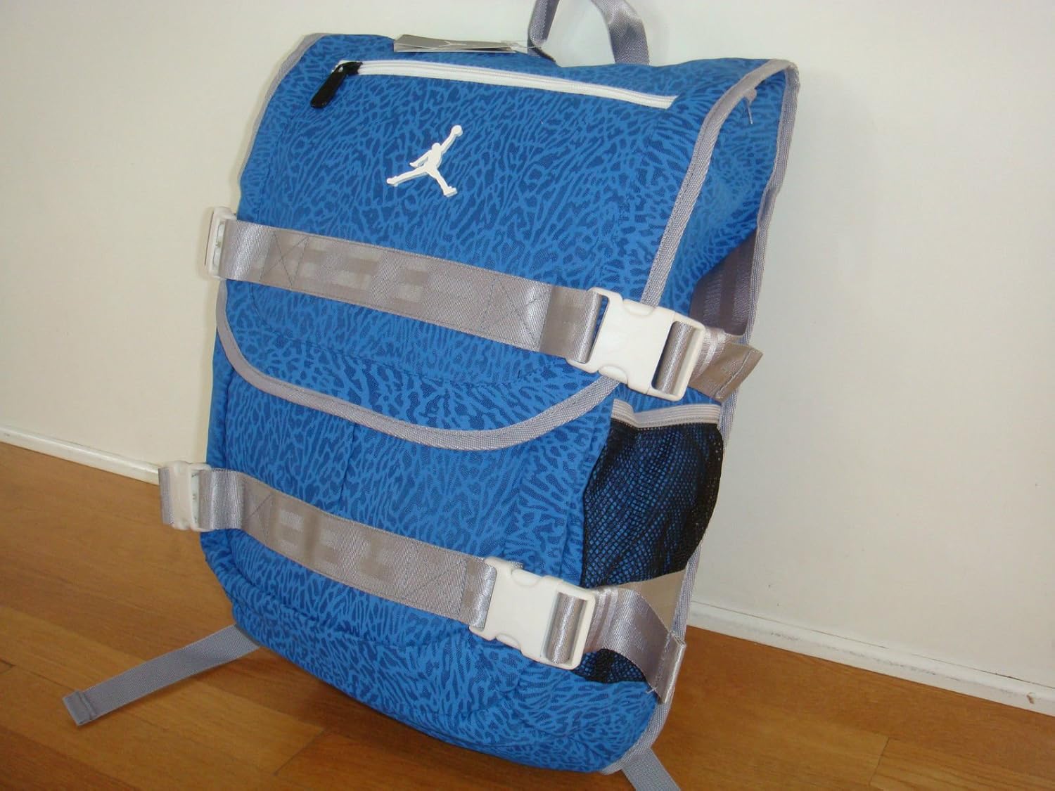 baby blue jordan backpack