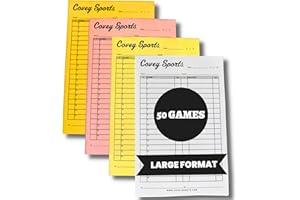 Covey Sports Baseball & Softball Lineup Cards Large Format - (Packs of 50) - 8.5 x 5.5 Inch Lineup Card Sheets, Essential Coaching Equipment Accessories for Coaches and Umpires