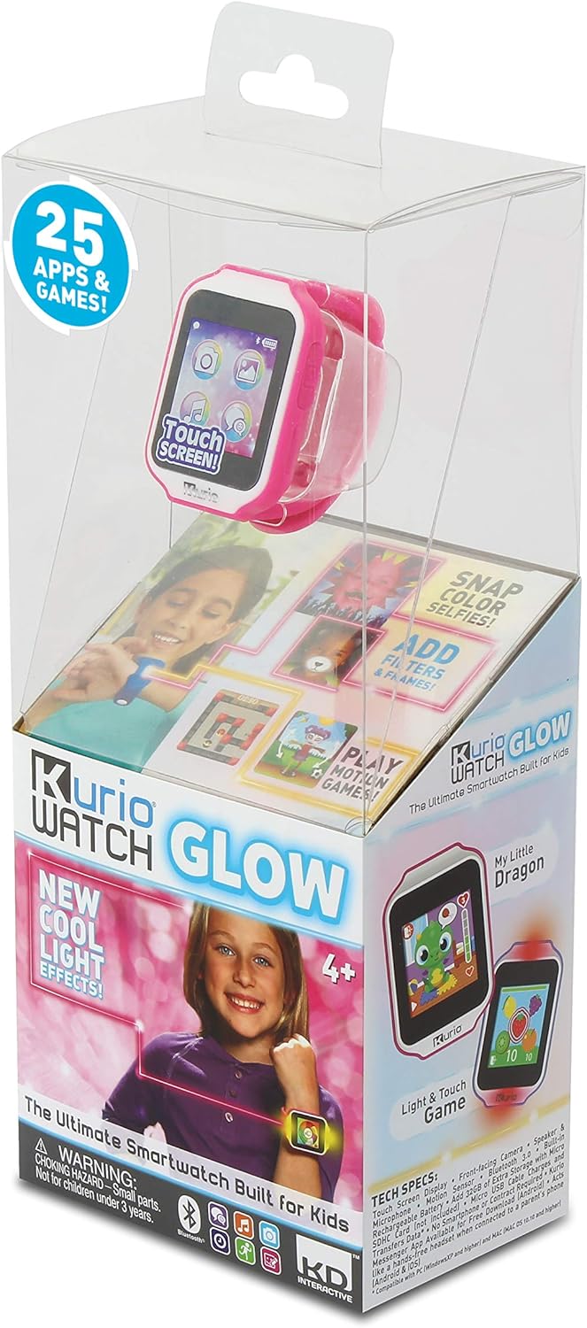 kurio smart watch pink