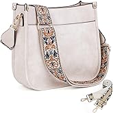 Caitina Crossbody Bag Women Vegan Leather Hobo Handbag Trendy Crossbody Shoulder Bag Purses For Women with 2 Adjustable Strap