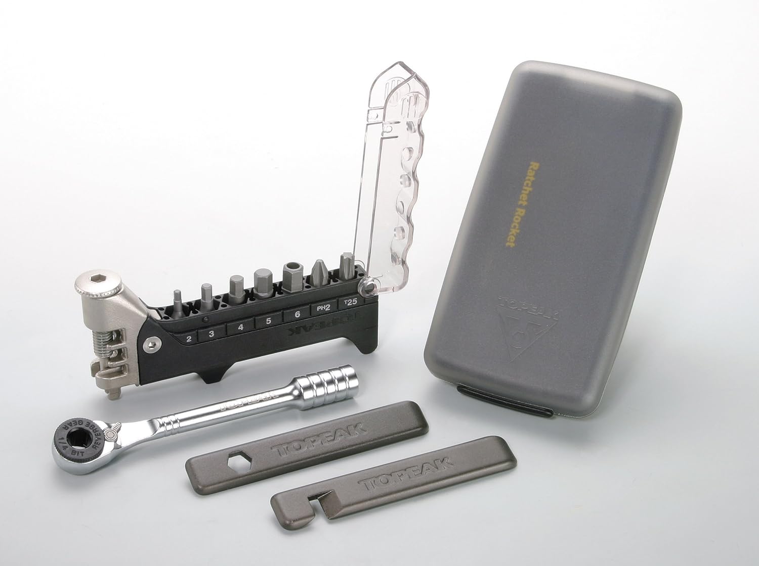 Topeak Ratchet Rocket 10-Function Ratcheting Bike Tool, One Color, L x W x H 10.8 x 5.6 x 3.2 cm / 4.3” x 2.2” x 1.3” - Image 4