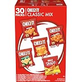 Cheez-It Cheese Crackers, Baked Snack Crackers, Office and Kids Snacks, Variety Pack, 28.74oz Box (30 Packs)