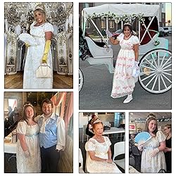 LTAKK Regency Dress Women Regency Costume Empire
