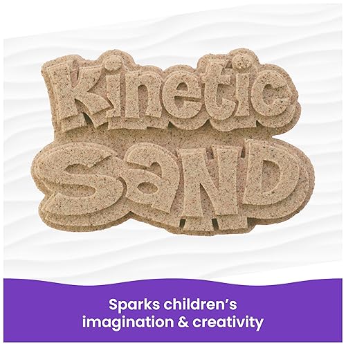 Kinetic Sand, 11lb (5kg) Natural Brown Play Sand, Mega Box for