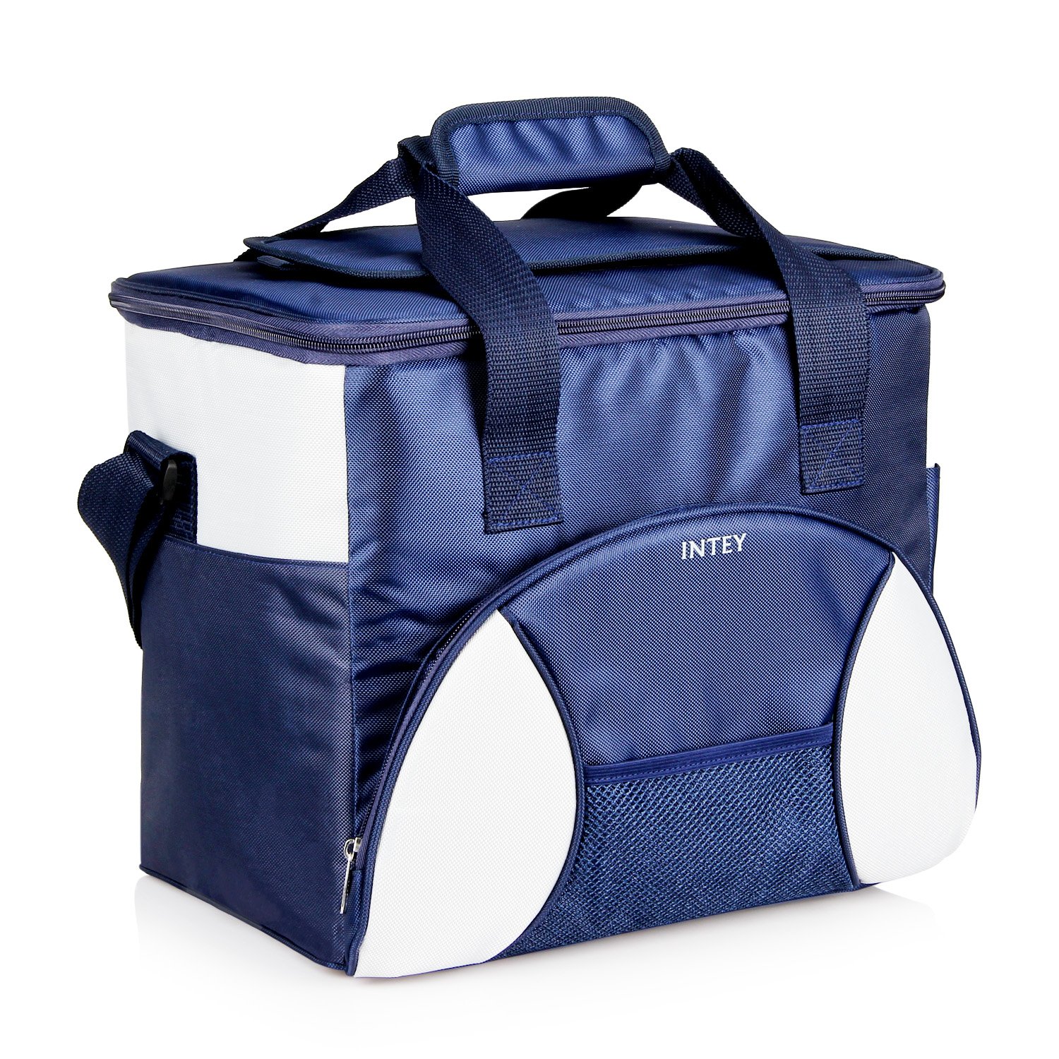 INTEY Bolsa Térmica Porta Alimentos Nevera Portátil L para Camping Azul