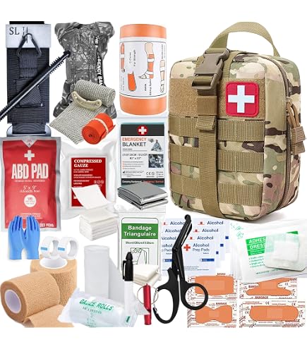 RHINO RESCUE IFAK Trauma First Aid Kit, FSA HSA Eligible, Medical