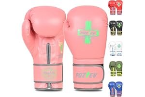 POZTEV Boxing Gloves for Men & Women Professional Workout Gloves for Sparring, Heavy Bag Training - Muay Thai Focus Mitts Punching Bag Ideal for MMA & Kickboxing Gloves