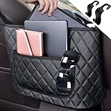 Handbag Holder for Car, Senose Leather Seat Back Car Organizer and Storage, Car Back Seat Pocket Purse Car Pouch Bags Between