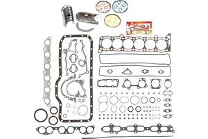 Domestic Gaskets Engine Rering Kit FSBRR2023EVE Compatible With 89-92 Toyota Cressida Supra 3.0 DOHC 7MGE Full Gasket Set, Standard Size Main Rod Bearings, 0.50mm / 0.020" Oversize Piston Rings