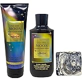 Bath & Body Works The Men's Shop To The Moon Body Cream and Body Wash Duo Set with a Charcoal Scrub Bar Soap - Full Size