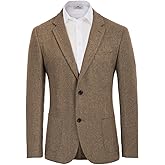 PJ PAUL JONES Men's Herringbone Tweed Blazer British Wool Blend Sport Coat Jacket