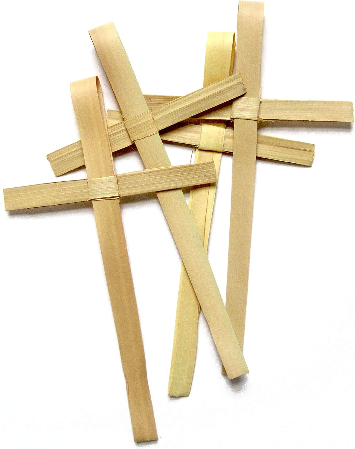 African Palms Palm Crosses Pack of 50, Golden, 25x14cm