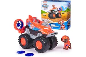 Paw Patrol: Rescue Wheels Zuma’s Hovercraft, Toy Truck with Projectile Launcher and Collectible Action Figure, Kids Toys for Boys & Girls Ages 3+