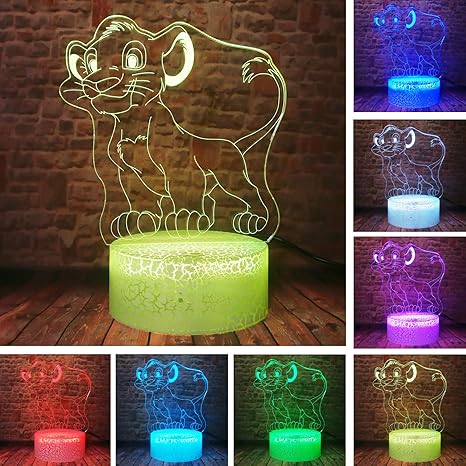 lion king nursery lamp