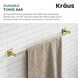 Kraus KEA-17737BG Ventus 24-inch Bathroom-Towel