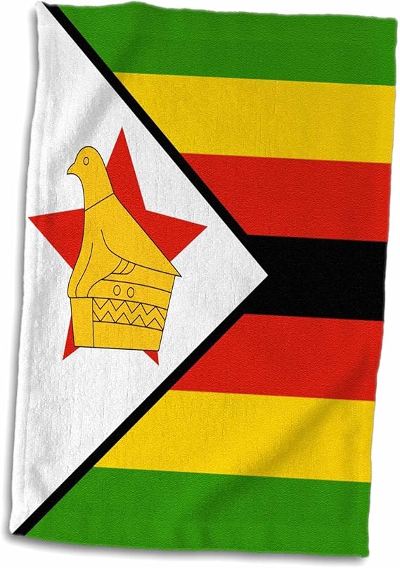 3dRose InspirationzStore Flags Flag of Zimbabwe Zimbabwean green yellow red black stripes