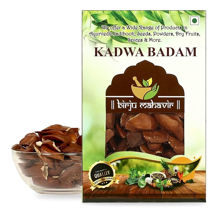 Buy BIRJU MAHAVIR Kadwa Badam Diabetes Bitter Almonds (250 g) Online at