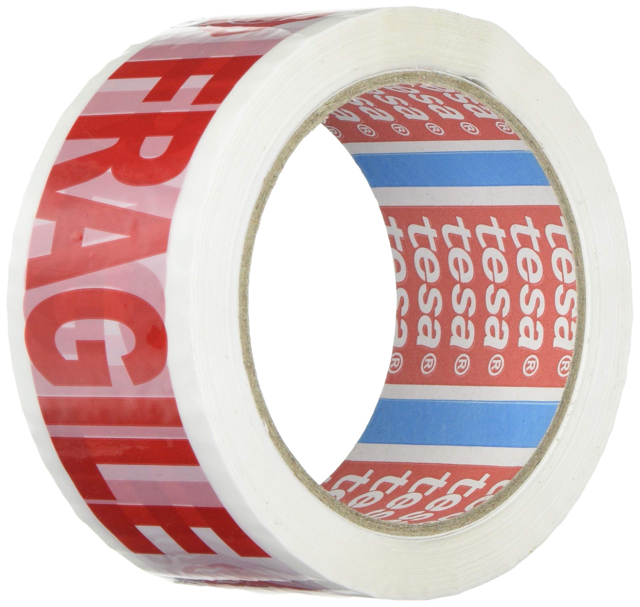 Tesa Printed Adhesive Tape "Fragile" 66 m x 50 mm Polypropylene