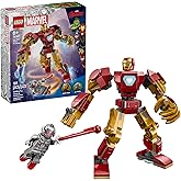 LEGO Marvel Iron Man Mech vs. Ultron Building Toy Set - Iron Man Toy for Kids, Boys and Girls, Ages 6+ - Buildable Action Fig