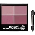 REVLON ColorStay Day to Night Eyeshadow Quad, Longwear Shadow Palette with Transitional Shades and Buttery Soft Feel, Crease & Smudge Proof, 575 Exquisite, 0.16 oz