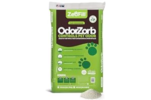 Zeofill Premium Outdoor Odor Infill - 40lbs. Bag – Eliminates Pet Urine Odors on Artificial Turf, Grass, Playgrounds, & Sport