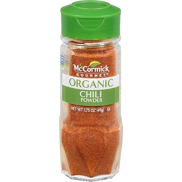 MCCORMICK GOURMET ORGANIC CHILI POWDER, 1.75 OZ