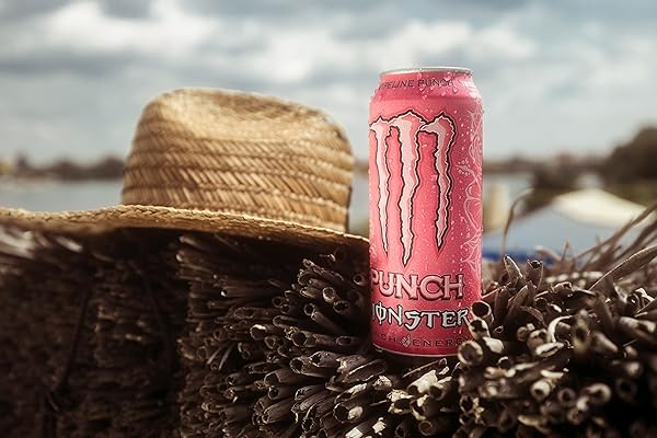 MONSTER ENERGY JUICE PIPELINE PUNCH, ENERGY DRINK, 16 OUNCE
