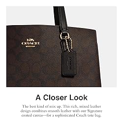 COACH Tatum Carryall, Brown Black