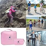 LJAPPLIED First Aid Kit Bags 2Pcs Pink Oxford Cloth Waterproof Portable Travel view 7