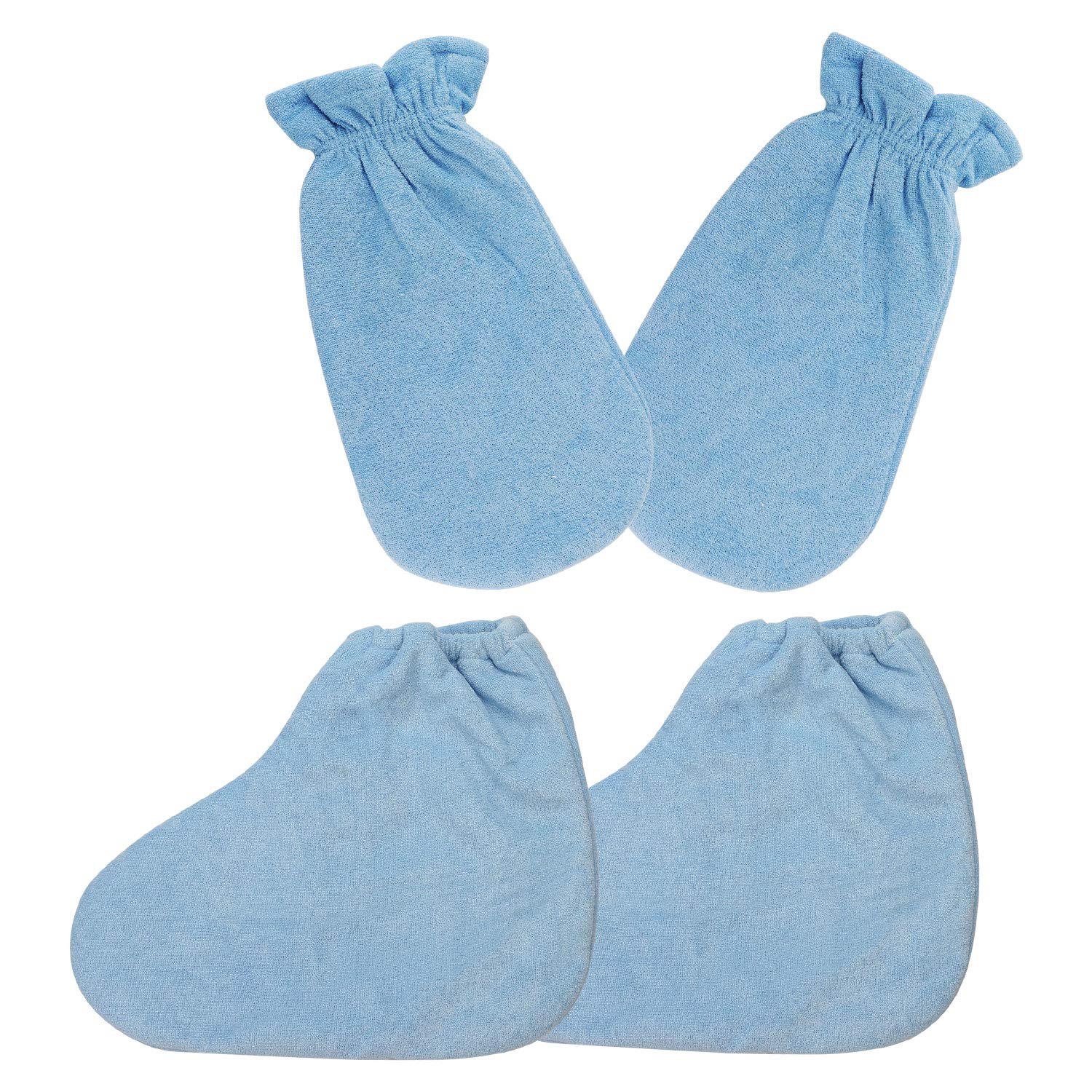 Paraffin Wax Mitts for Hand and Feet, Segbeauty Paraffin Bath Mitts and Booties with Double Terry Clothes, Snug Elastic Opening Paraffin Wax Glove and Bootie for Thermal Treatment, Wax Machine: Beauty